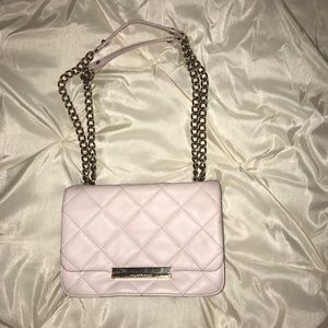 Pink Kate Spade Quilted Crossbody Bag